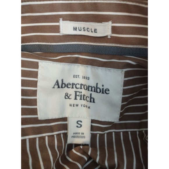 Abercrombie & Fitch Muscle Brown Stripe ( S‎ ) - Picture 6 of 6
